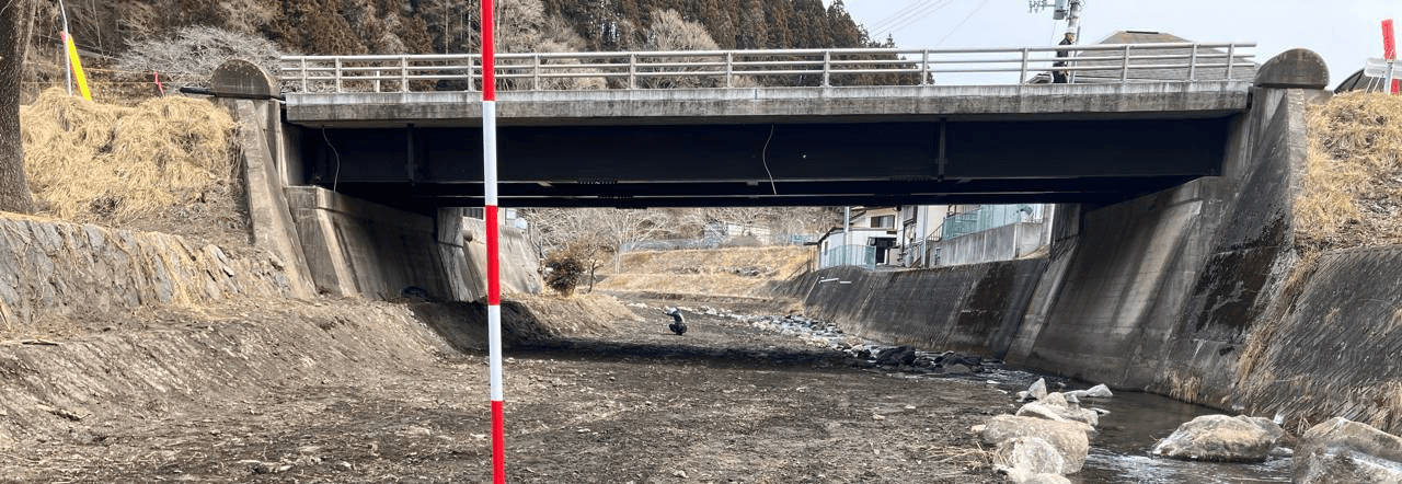 河道掘削工事